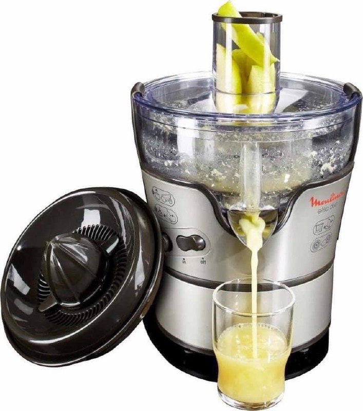 Máy Vắt cam + ép hoa quả Moulinex Elea Duo JU385H -Hàng nhập khẩu chính hãng 